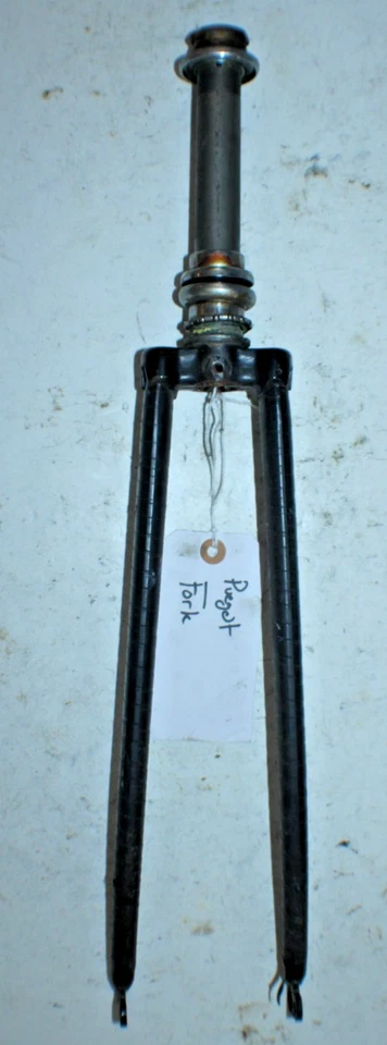 Vintage Peugeot 27" Road Bike Fork 1" Threaded 175mm Steel Rigid USA Shipping :) - Image 2 of 4