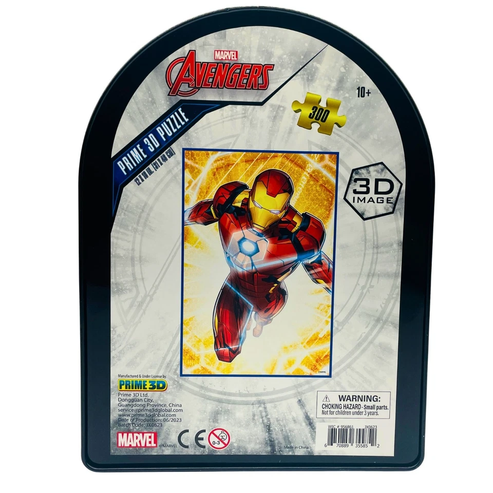 Marvel Avengers Iron Man 3D Puzzle Prime 300 Piezas Nuevo Foto 2 de 2