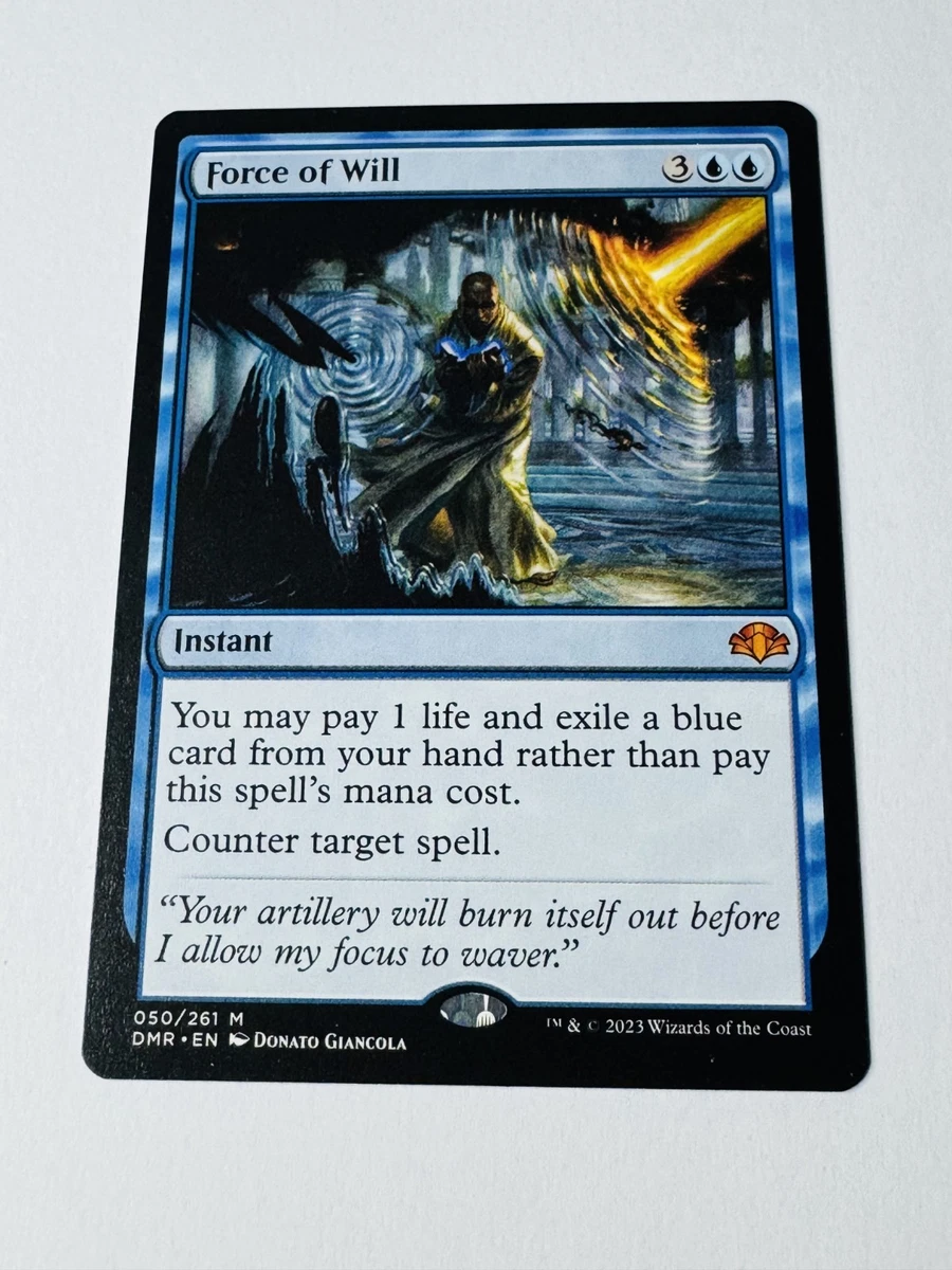 Force of Will Near Mint or Better Individual Trading Card Games
