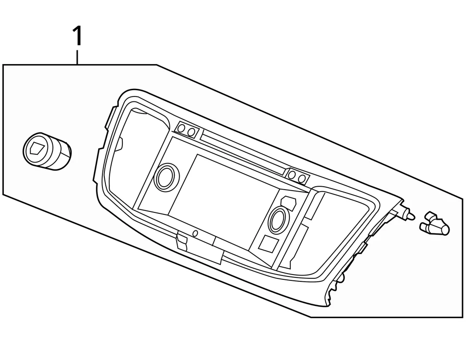 FITS 14 HONDA ACCORD PANEL ASSY 39545-T2A-A92 - NEW OEM - Image 4 of 4