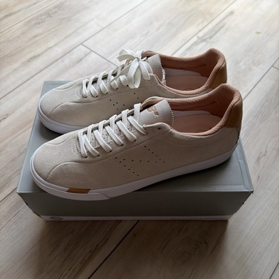 New Balance Numeric White Tan NM22WPL Suede Casual Athletic Shoe Size Mens 12 