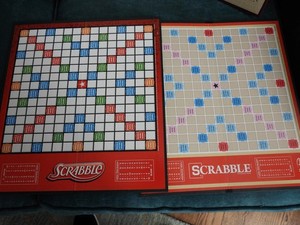 2 SCRABBLE BOARDS 2012 2013 FOR REPLACEMENT, ARTS & CRAFTS EC