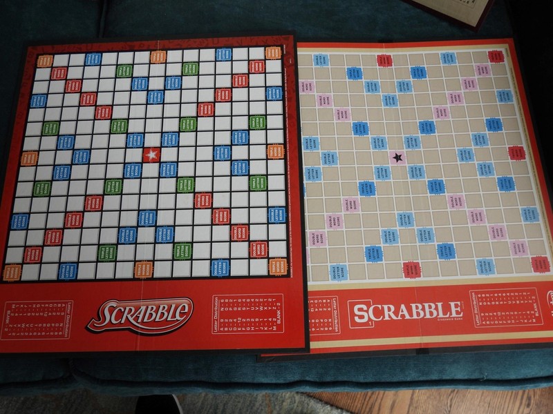 2 SCRABBLE BOARDS 2012 2013 FOR REPLACEMENT, ARTS & CRAFTS EC