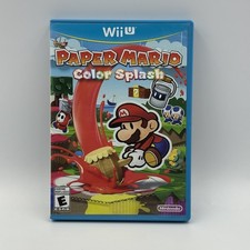 Paper Mario Color Splash  (Nintendo Wii U, 2016) CIB