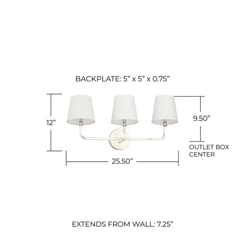 Capital Lighting 119331-674 Dawson 3 Light 26"W Bathroom Vanity - Picture 4 of 14
