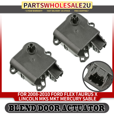 2x HVAC Blend Door Actuator for Ford Flex Taurus X Lincoln MKS