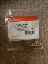 Robertshaw Thermocouple 36" 1980-036 Snap Fit Universal (51-1455) New Old Invent