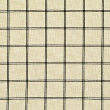 P Kaufmann CAMPBELL DOMINO Poly White Check/Plaid Drapery Upholstery Fabric