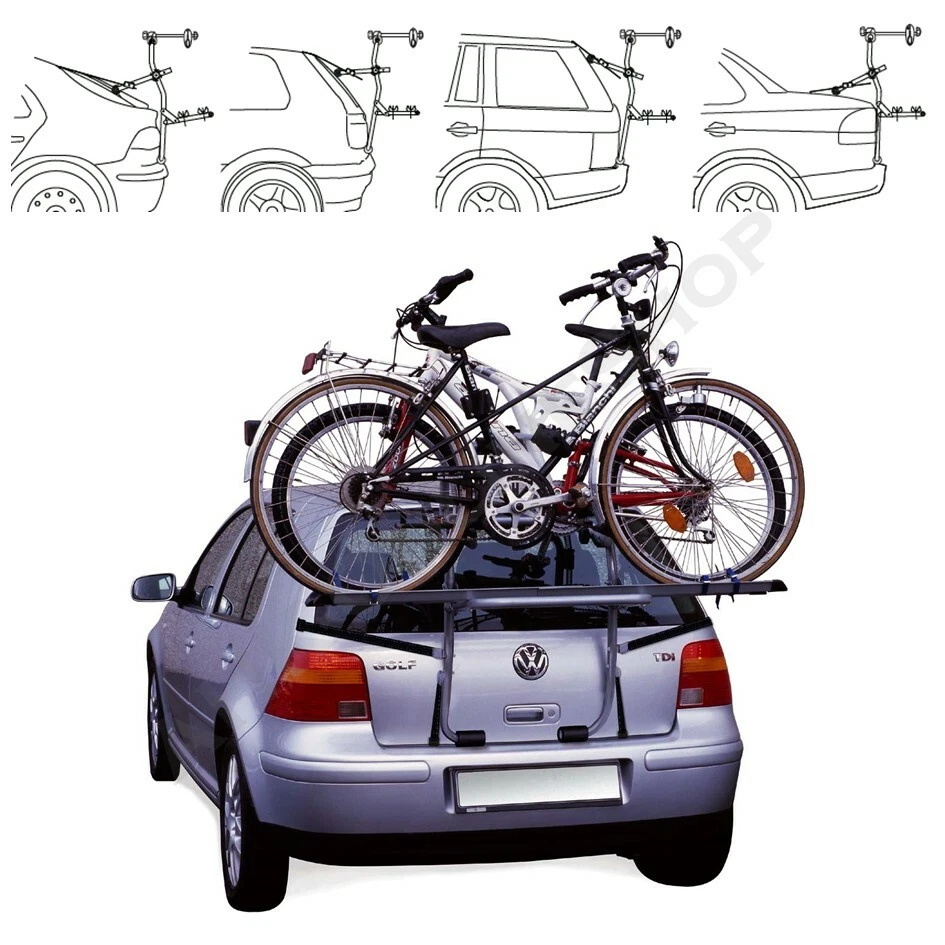 Porte Velos sur Coffre 2 Velos pour RENAULT Megane III Sportour