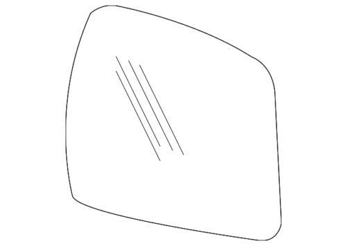 Cristal del espejo para Ford (N/P F57Z-17K707-K)