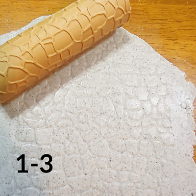 Cobblestone Texture Roller for clay art craft diorama STL Loot Factory (Set 1)
