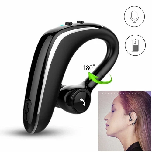 Wireless Bluetooth Headset Sport Headphone Earphone Hands-free Call Earpiece thumbnail 2