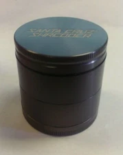 SANTA CRUZ SHREDDER 4-PIECE MEDIUM TOBACCO HERB GRINDER MAGNET 2 1/8" - GRAY