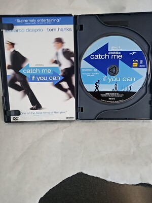 Catch Me If You Can DVD 2003 DreamWorks 2-Disc Set Leonardo