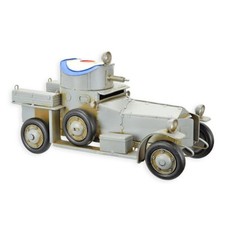 9932113- Nostalgie Modell-Auto Oldtimer Panzerwagen  Erster Weltkrieg 33x13x16cm