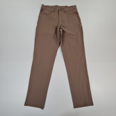 ALO Herren Hose Braun 30 R Tag und Nachthose Stretch Performance