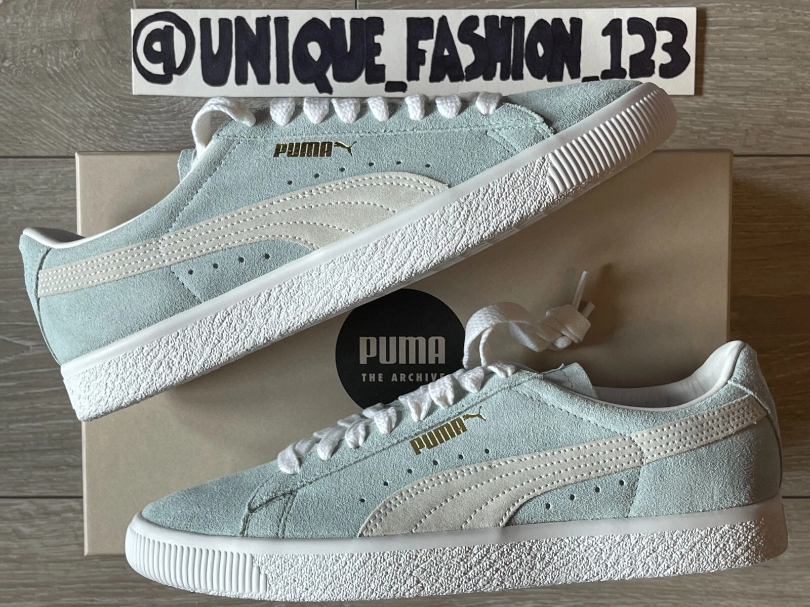 Puma Suede Archive Remastered 90681 UK 7 5 blu cielo chiaro US 8 5 41 65942 12 OG