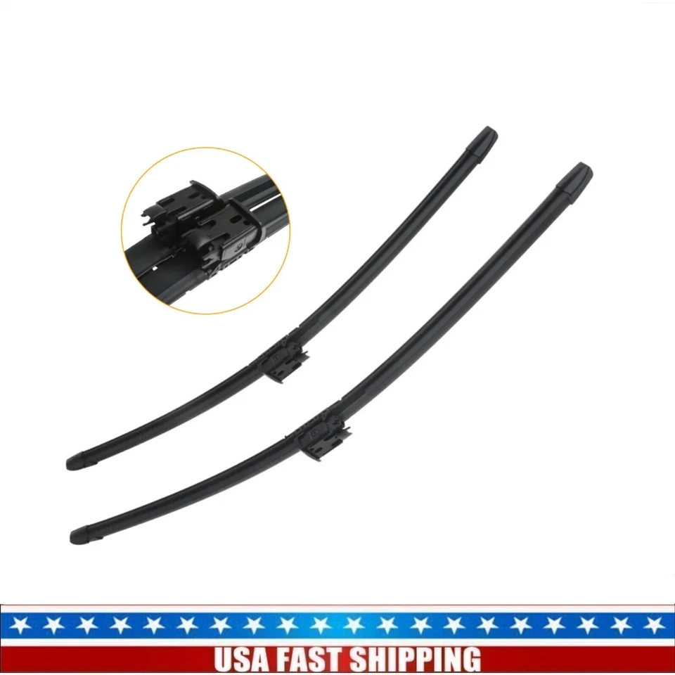 For 2015-2020 Mercedes S450 S550 S550e S560 Windshield Wiper Blade Set w/Heated - Image 2 of 4