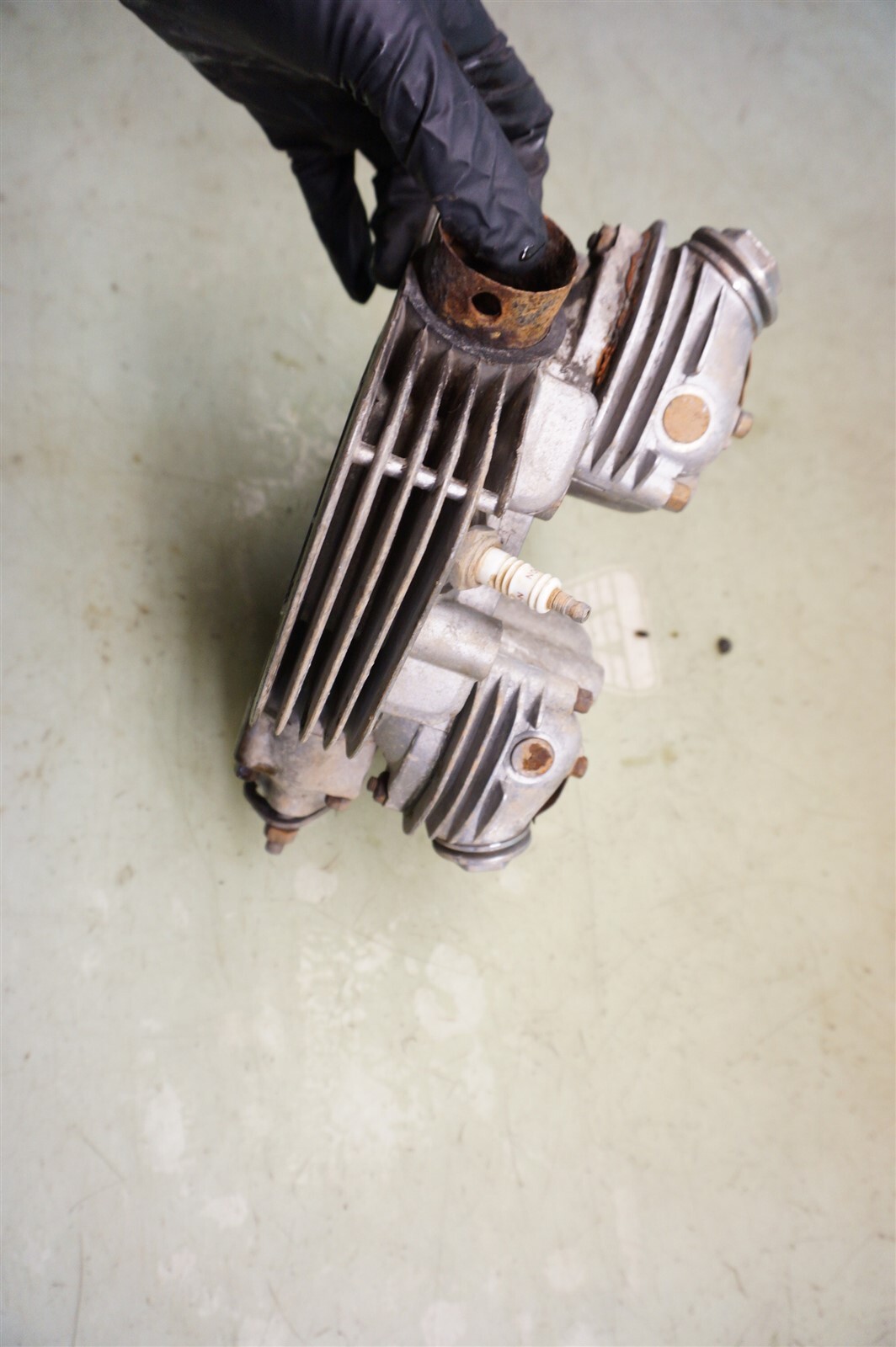 Triumph Bonneville T120R T120 R 650 Trophy TR6 Head Nice Rocker Boxes ...