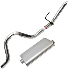 Marmitta impianto di scarico 4.0-L. Terminale + Terminale di Scarico Jeep Grand Cherokee ZJ 92-97