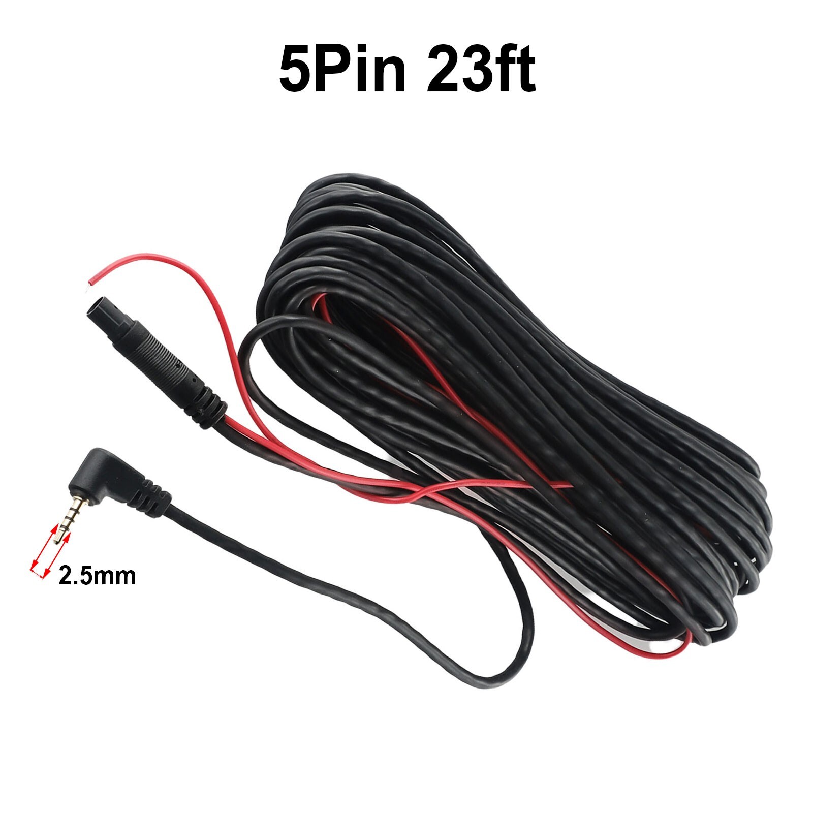 High Quality Extension Cable 9m Accessories Backup Black Car Metal