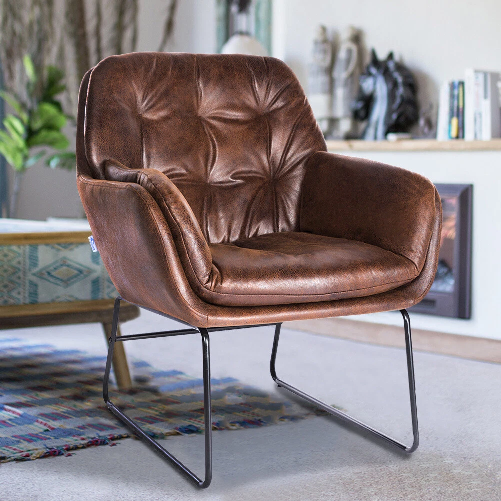 Leather accent chairs on sale deals