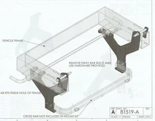 DK2 SNOWBEAR Snow Plow Mount Kit Ford F250 HD/SD 04-07 81519