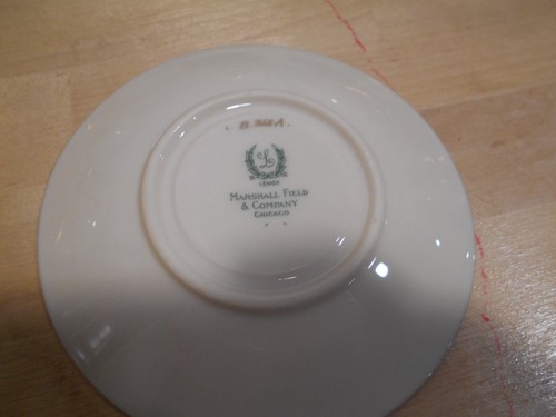 4 Lenox 1306/ B368-A BELAIRE Marshall Field Co Chicago Demitasse Cups & Saucer - Picture 4 of 5