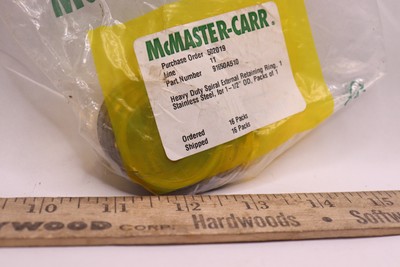 Mcmaster Carr External Snap Ring 91650A510 