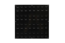 Metal Wall Mountable Louvred Panel For Storage Bins - Connect 36990 New
