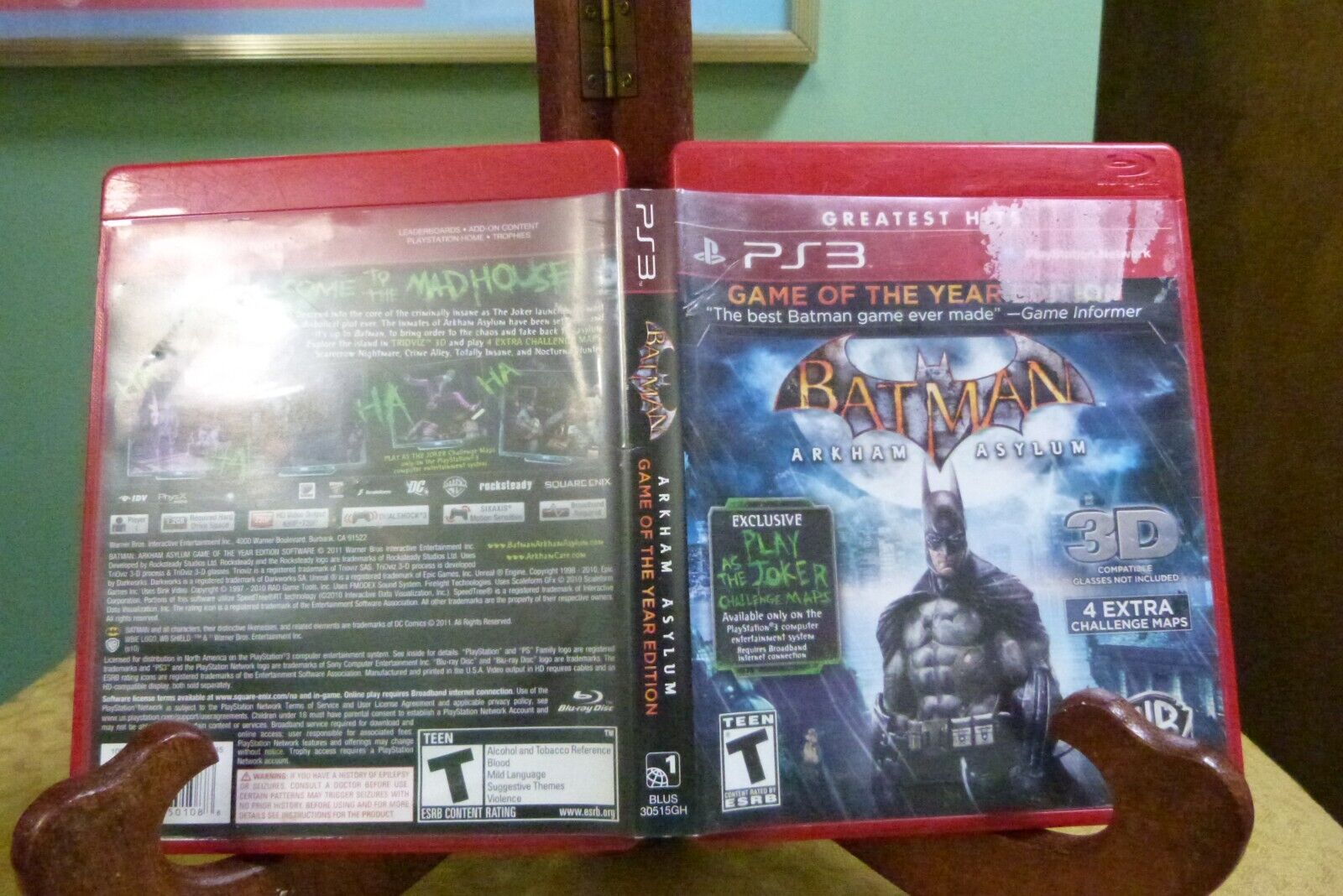 Batman Arkram Asylum Ps3, Jogo de Videogame Sony Usado 85954653