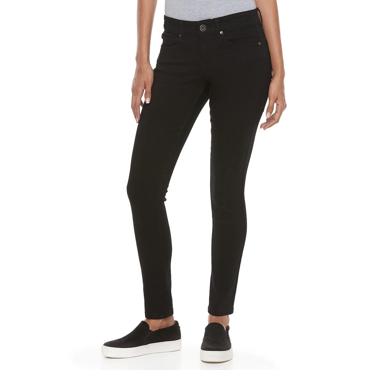 SO Low-Rise Black Jeggings - 3 Short / 26 Waist