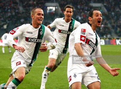 Maillot Domicile Borussia Mönchengladbach 2008/2009 – Taille XL – Joueur Oliver Neuville #27