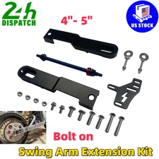 4"- 5" For Razor MX650 Bolt on Swing Arm Extension Kit Aluminum SX500 Mini Bikes