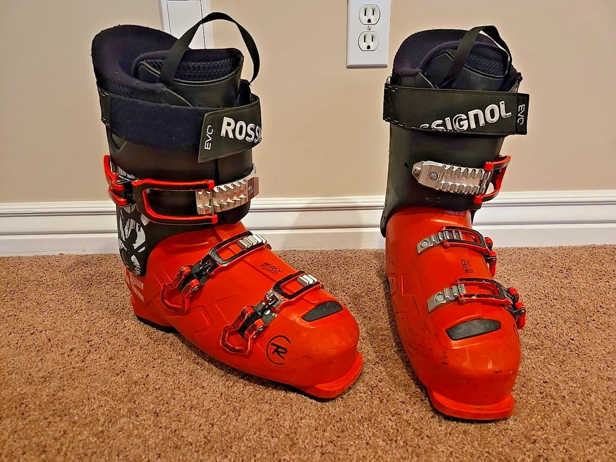 Rossignol Speed 90 Mens Alpine Ski Boots Black Orange Mondo 30.5-31.0 348mm Men main image 2