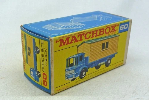 Lesney Matchbox Toys MB60b Office Site Truck ORIGINAL Empty F Type Box