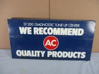 Vintage AC DELCO ST-200 Diagnostic Center Metal Single Sided Sign 24 x 12