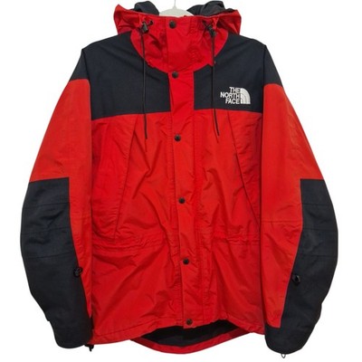 The North Face Mountain Guide GTX Jacke Herren M Rot Schwarz Y2K Vintage