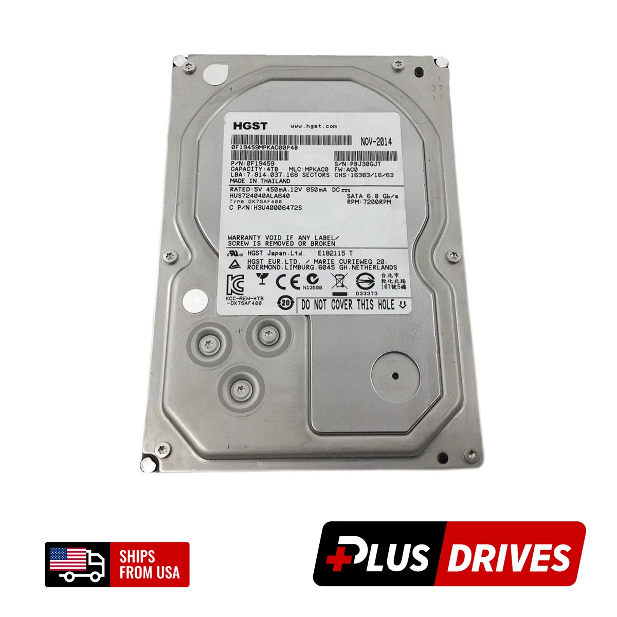 HGST 4TB Computer Internal Hard Disk Drives for sale | eBay