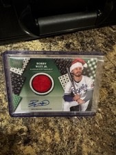 Bobby Witt Jr. 2025 Topps Holiday #HRA-BW Autograph Relic Card /10 Royals