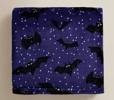 Halloween Bat Throw Super Soft Plush Purple Sofa Blanket Cosy Bed Home Decor NEW
