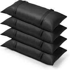 200LBS Umbrella Base Weight Sand Bags, 4 Pack Heavy-Duty Bags for 4 