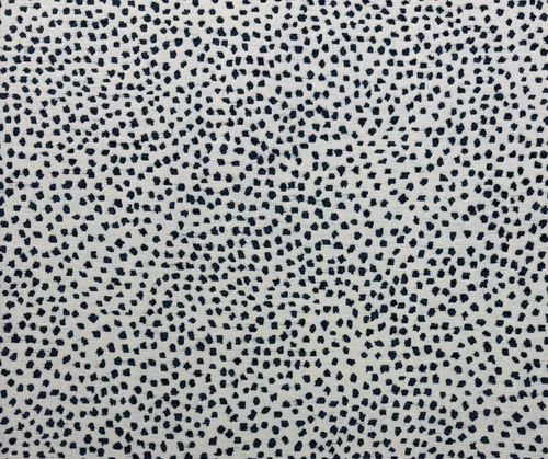 TEMPO GALAXY NAVY BLUE CHENILLE ANIMAL SPOTS MULTIPURPOSE FABRIC BY YARD 58"W - product listing photo