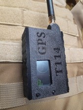 Meshtastic Tactical Molle Clip T114 GPS CASE ONLY, requires 3000mah batt Black