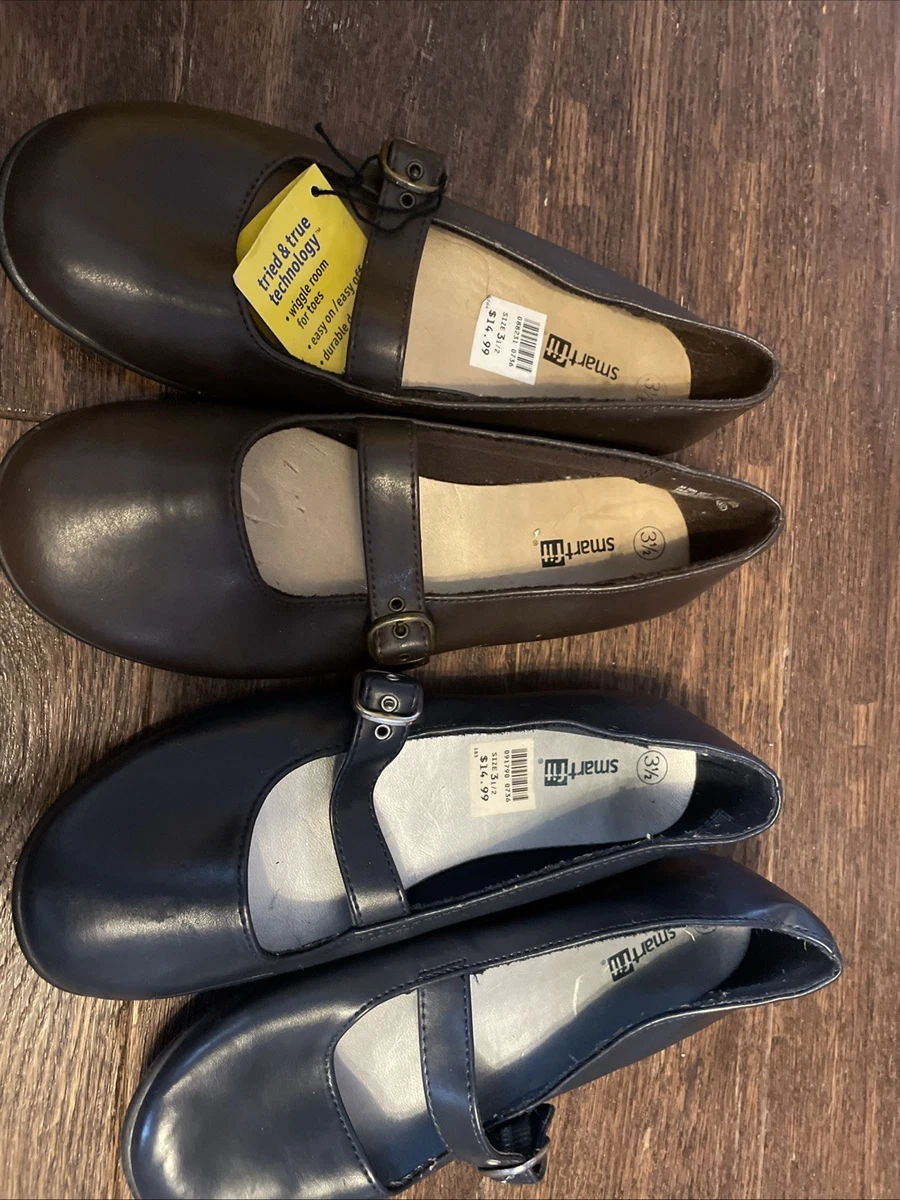 Chaussures Habillées Noires Pour Fille Smartfit - Taille 12 - Occasion En Très Bon état