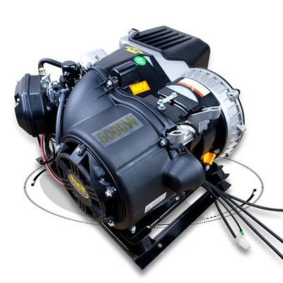Electric Vehicle Generator 60V 72V 6KW with 1.6m Silencer Mute Frequency