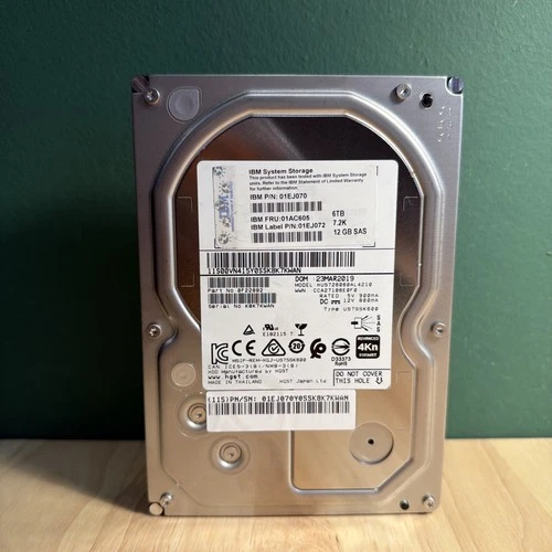 IBM / HGST Ultrastar 7K6000 6TB SAS HDD (HUS726060AL4210) | Pre-Owned, Tested