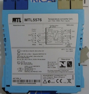 NEW MTL MTL5576  MTL Safety Barrier MTL5576  Fast Shipping