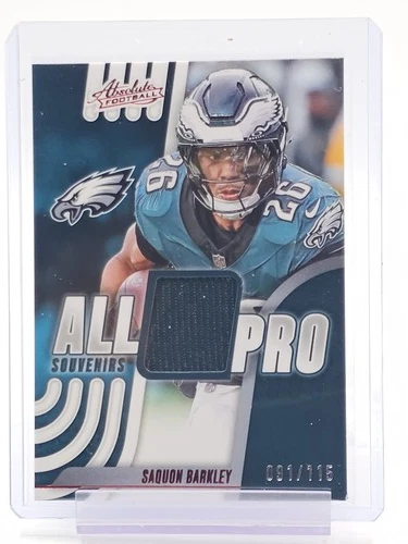 2025 Panini Absolute Saquon Barkley Base (RAW)