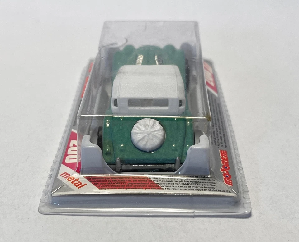 Винтажный Majorette литой бирюзовый Morgan родстер модель 261, серии 200, в упаковке - Изображение 2 из 4